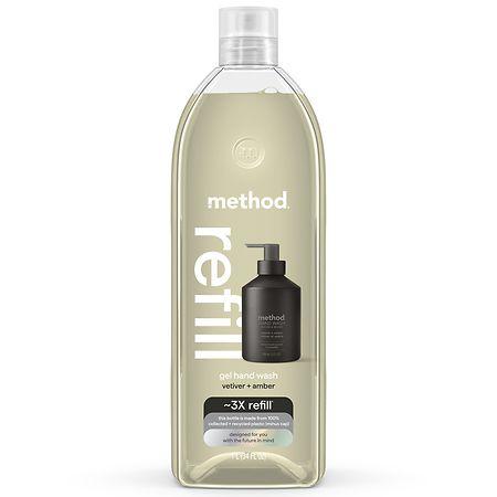 Method Gel Hand Wash Refill Vetiver + Amber - 34.0 fl oz