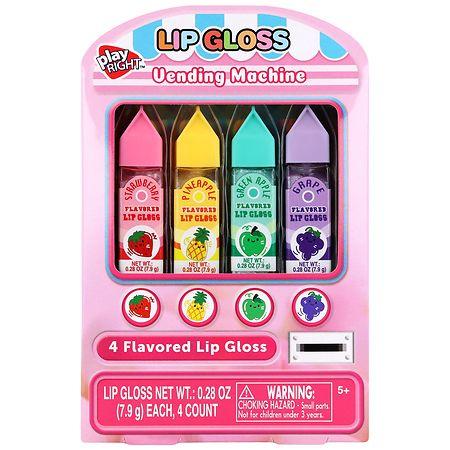 Playright Lip Gloss Vending Machine Assorted - 0.28 oz x 4 pack