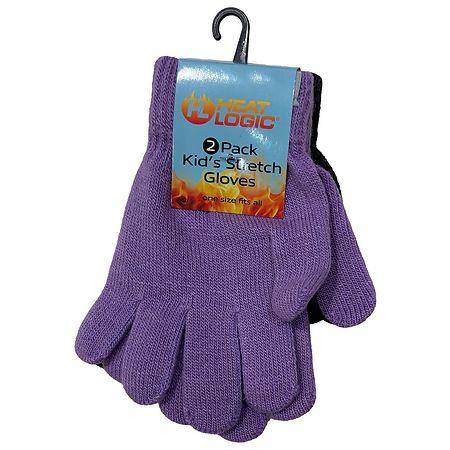 Heat Logic Gloves Kid's Stretch Knit Gloves - 2.0 pr