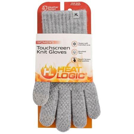 Heat Logic Gloves Touchscreen Knit Gloves - 1.0 pr