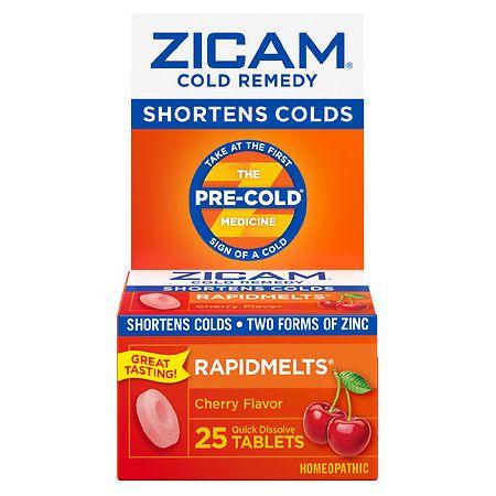 Zicam Cold Remedy Cold Remedy RapidMelts Quick Dissolve Tablets Cherry - 25.0 ea