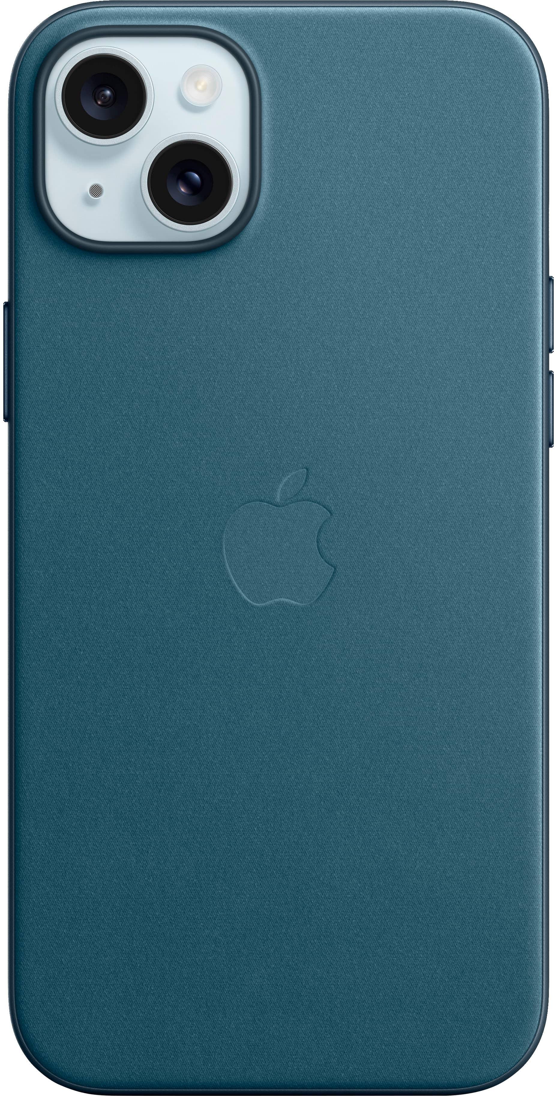 Apple - iPhone 15 Plus FineWoven Case with MagSafe - Pacific Blue