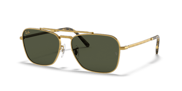 Ray-Ban  Lunettes De Soleil - Monture Gold Verres  58-14 polarisés