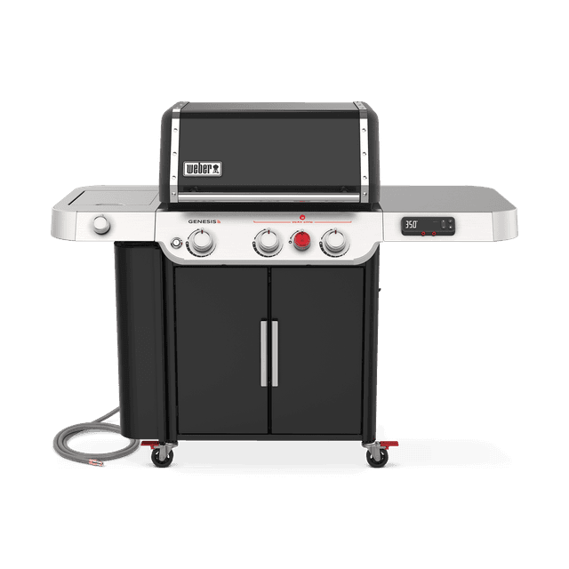 Weber Grills Genesis Ex-335 Smart Gas Grill Natural Gas | Black | Side Tables