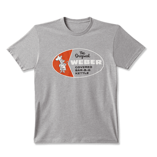 Weber Grills Topper T-Shirt | Gray | Size Medium