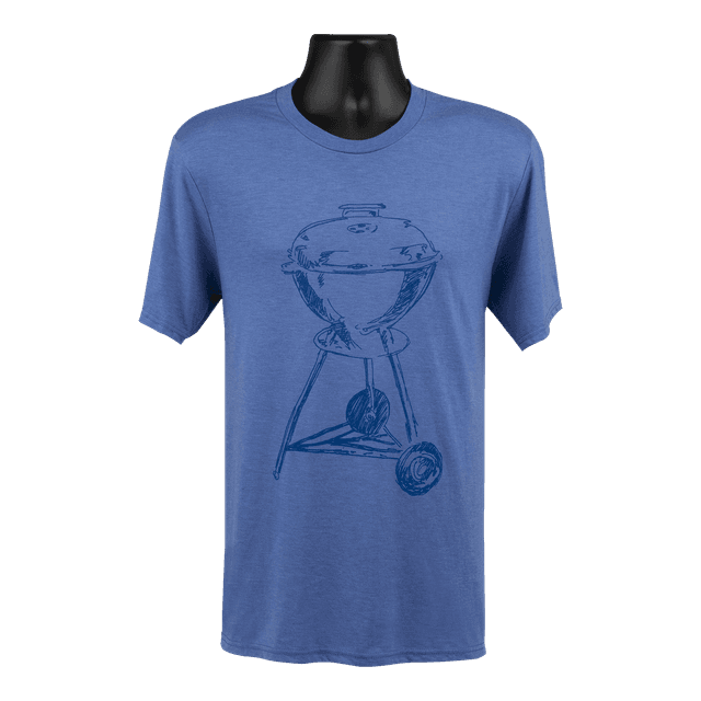 Weber Grills Limited Edition Modern Sketch Kettle T-Shirt | Blue | Size Small