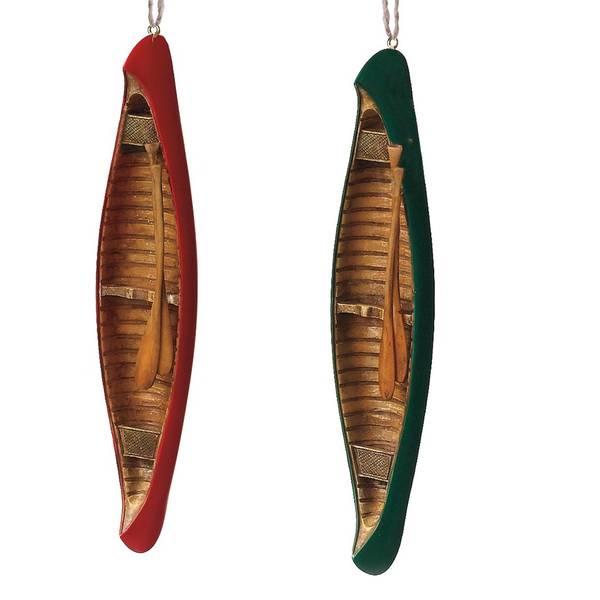 Ganz Canoe Ornament Resin