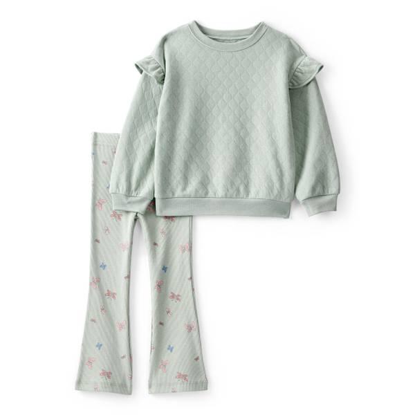 Carter's Toddler Girl's 2-Piece Butterfly Sweater and Pant Set