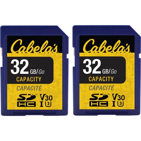 Cabela's U3/V30 SD Memory Card - 2-Pack - CABELA'S