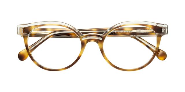 Brown Tortoise Hipster Acetate Cat-Eye Full-Rim Reading Glasses - Forest