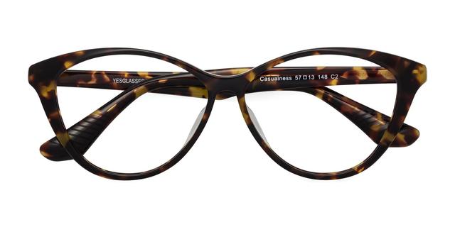 Tortoise Retro-Vintage Low Bridge Fit Acetate Cat-Eye Reading Glasses - Casualness