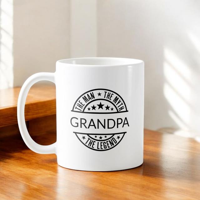 Grandpa Name The Man The Myth The Legend Coffee Mug
