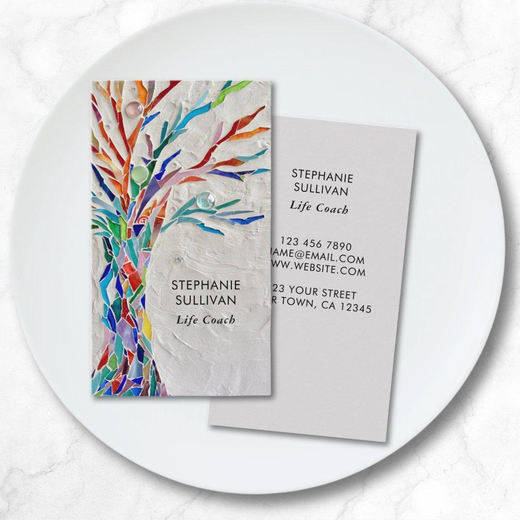 Life Coach Tree Of Life Business Card