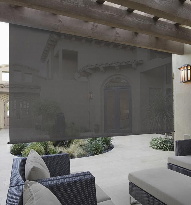 Blindsgalore® Signature Motorized Outdoor Solar Shades