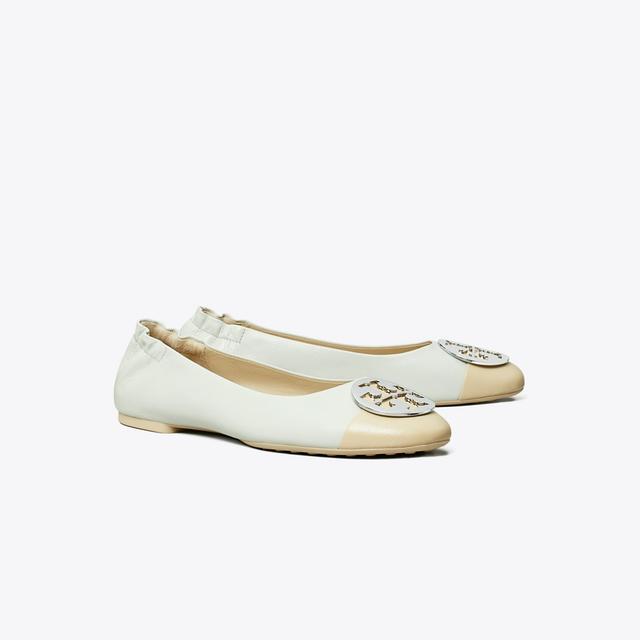 Tory Burch Women's Claire Cap-Toe Ballet, size 3.5