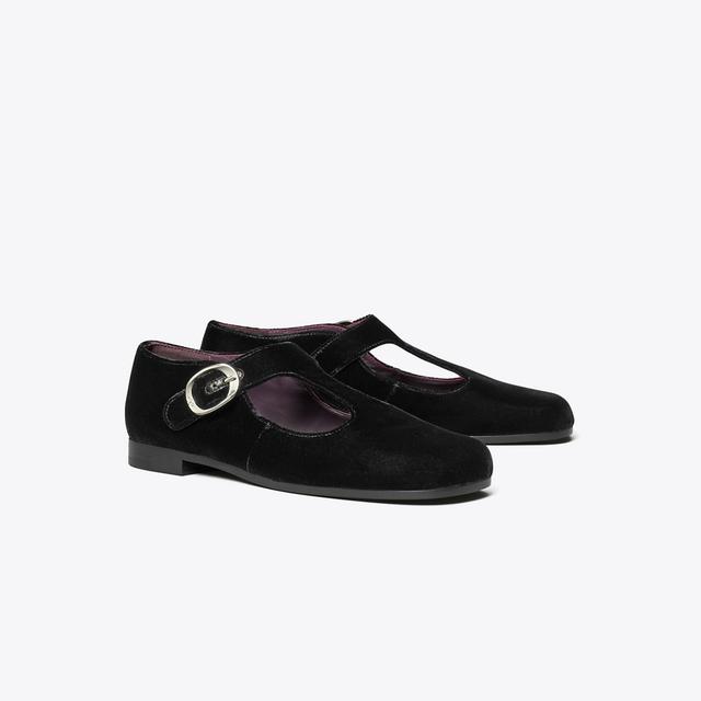 Tory Burch Women's Violet T-Strap, size 4.5