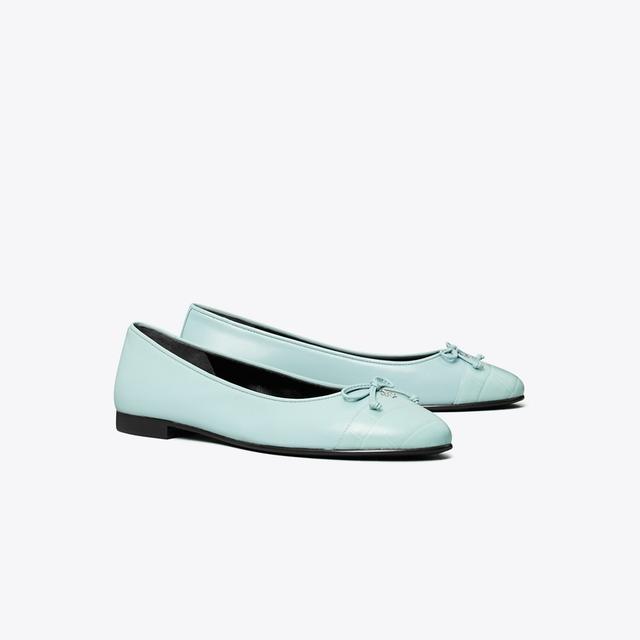 Tory Burch Women's Cap-Toe Ballet, size 7.5