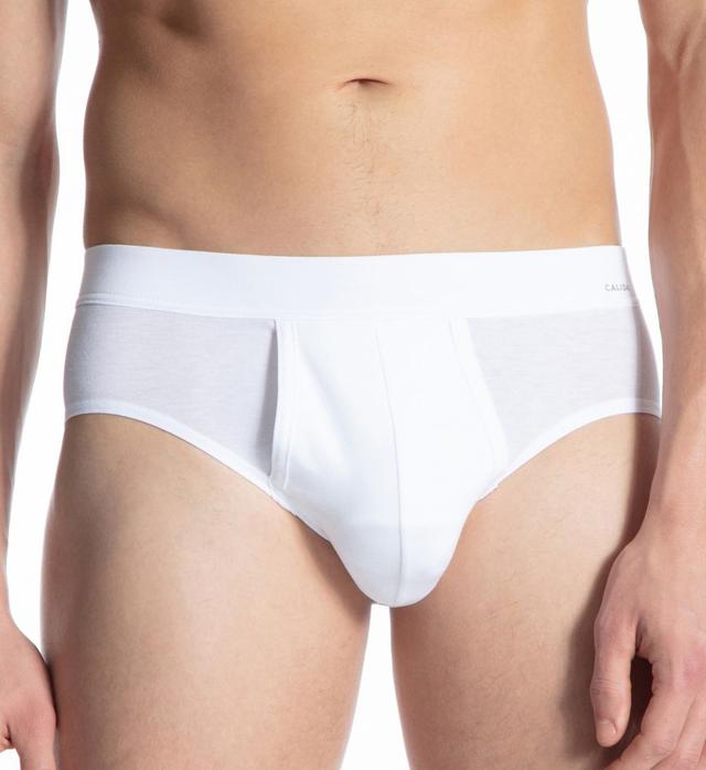 Calida Men's Cotton Code Brief in White (22190) | Size Small | HisRoom.com