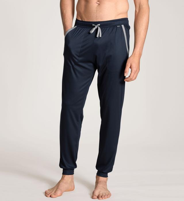Calida Men's 100% Nature Lounge Pant in Blue (29260) | Size Medium | HisRoom.com