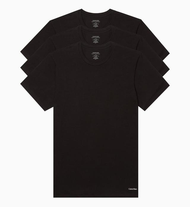 Calvin Klein Men's Cotton Classic Crew Neck T-Shirt in Black (NB4011) | Size XL | HisRoom.com
