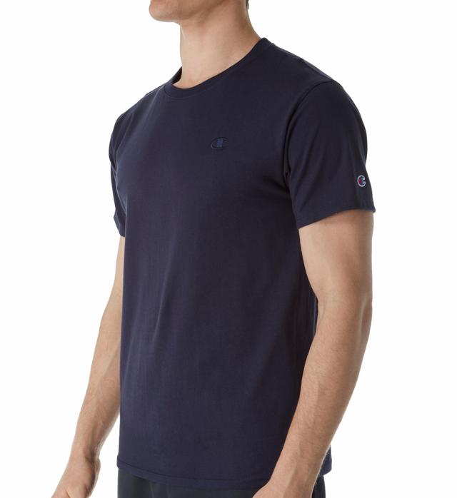 Champion Men's Classic Athletic Fit Jersey T-Shirt in Blue (T0223) | Size Medium | HisRoom.com
