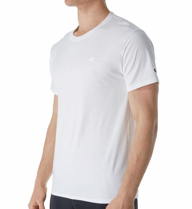 Champion Men's Classic Athletic Fit Jersey T-Shirt in White (T0223) | Size XL | HisRoom.com