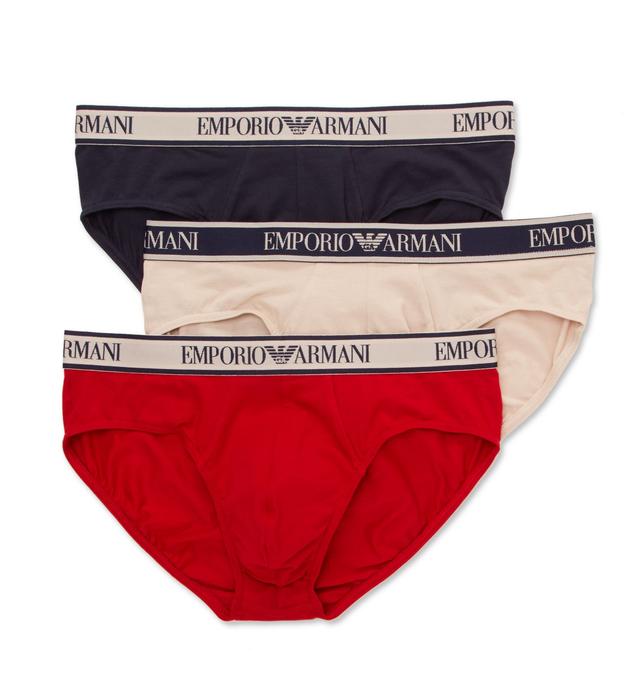 Emporio Armani Men's Core Logoband Cotton Stretch Brief (1117344) | Size Large | HisRoom.com