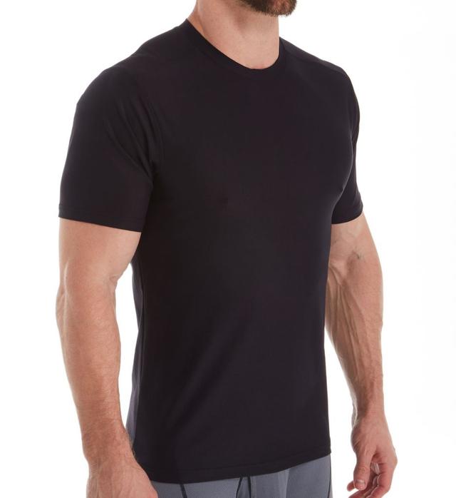 Ex Officio Men's Give-N-Go 2.0 Crew Neck T-Shirt in Black (2426696) | Size Medium | HisRoom.com