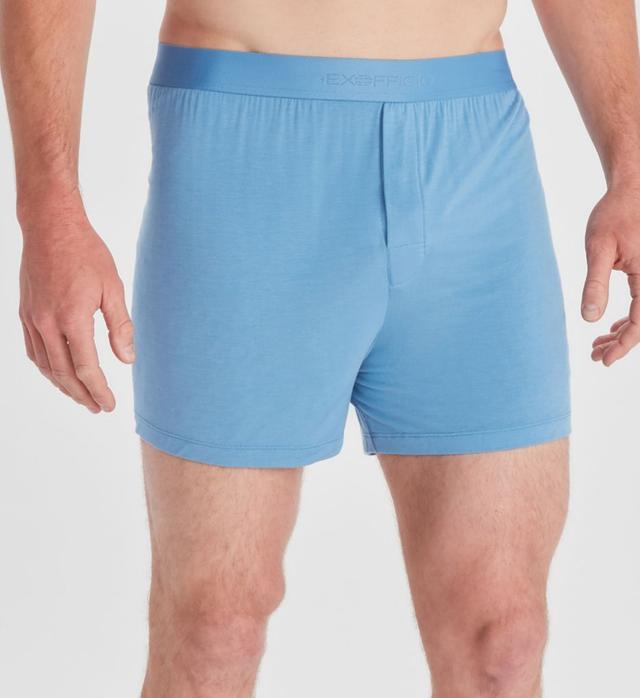 Ex Officio Men's Everyday Breathable Wicking Anti Odor Boxer in Riveria (E14104) | Size XL | HisRoom.com