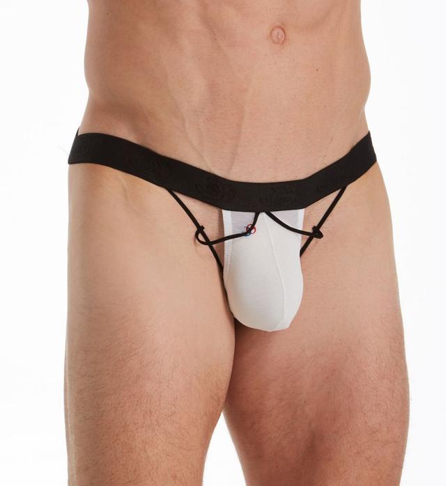 Joe Snyder Men's Spider Jock Strap in White (JS24) | HisRoom.com