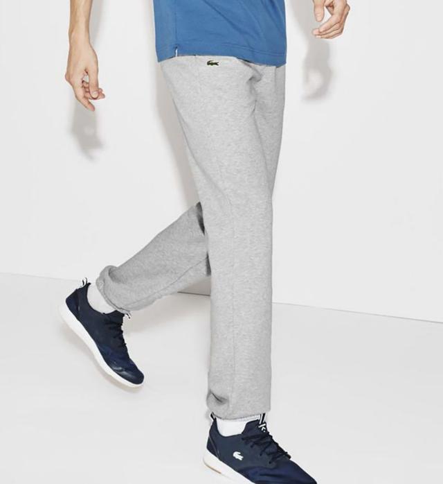 Lacoste Men's Sport Fleece Casual Pant in Gray (XH7611) | Size 2XL | HisRoom.com