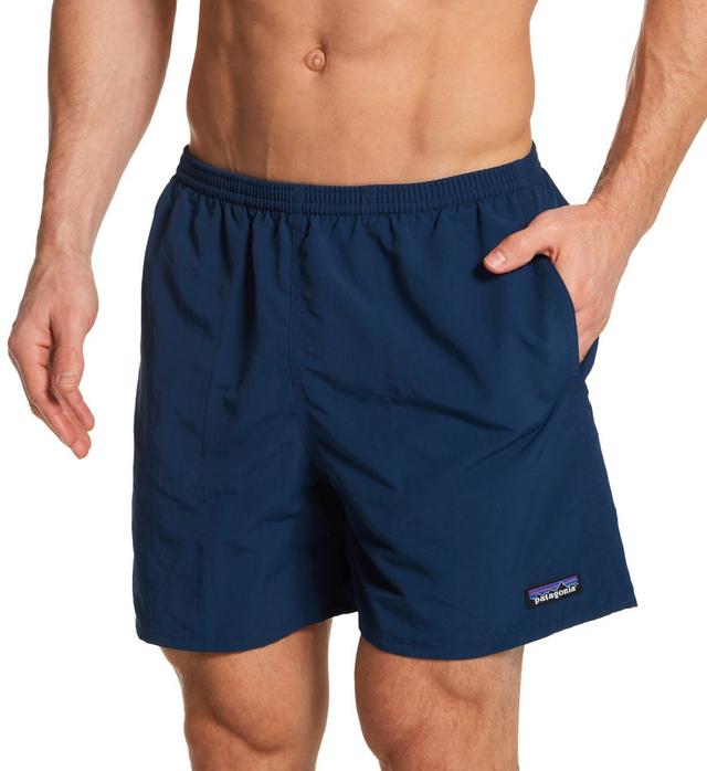 Patagonia Men's Baggies 5 Inch Quick Dry Swim Shorts in Tidepool Blue (57022) | Size Small | HisRoom.com