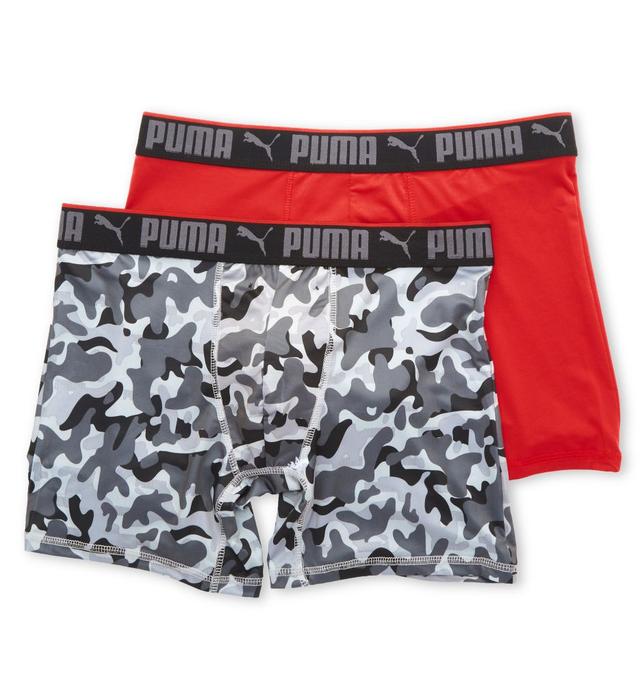 Puma Men's Sportstyle Camo Print Boxer Brief - 2 Pack (15665) | Size XL | HisRoom.com