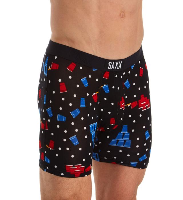Saxx Underwear Men's Vibe Everyday Modern Fit Soft Viscose Boxer (SXBM35) | Size Large | HisRoom.com