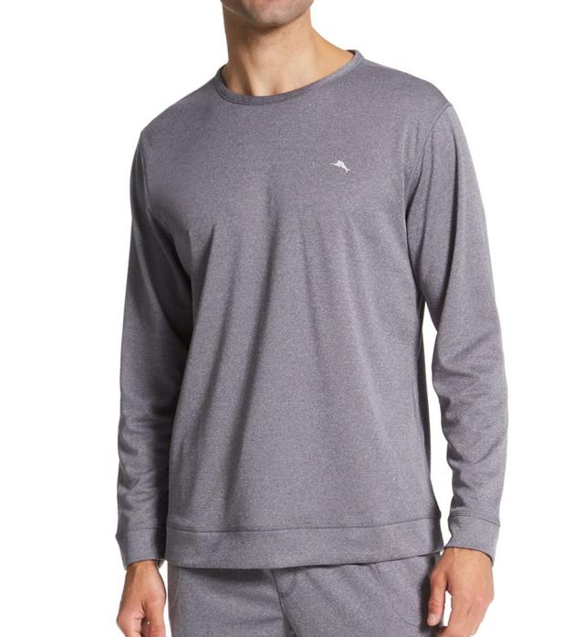 Tommy Bahama Men's Big & Tall Reversible Long Sleeve Crew in Gray (TB22308X) | Size 3XL | HisRoom.com