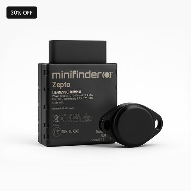 MiniFinder Zenso GPS Tracker for Dogs & Vehicles - Real-Time Tracking