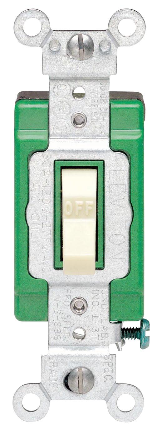 03032-2IS Industrial Switch DP 30A, Outlet Adapters - Ivory