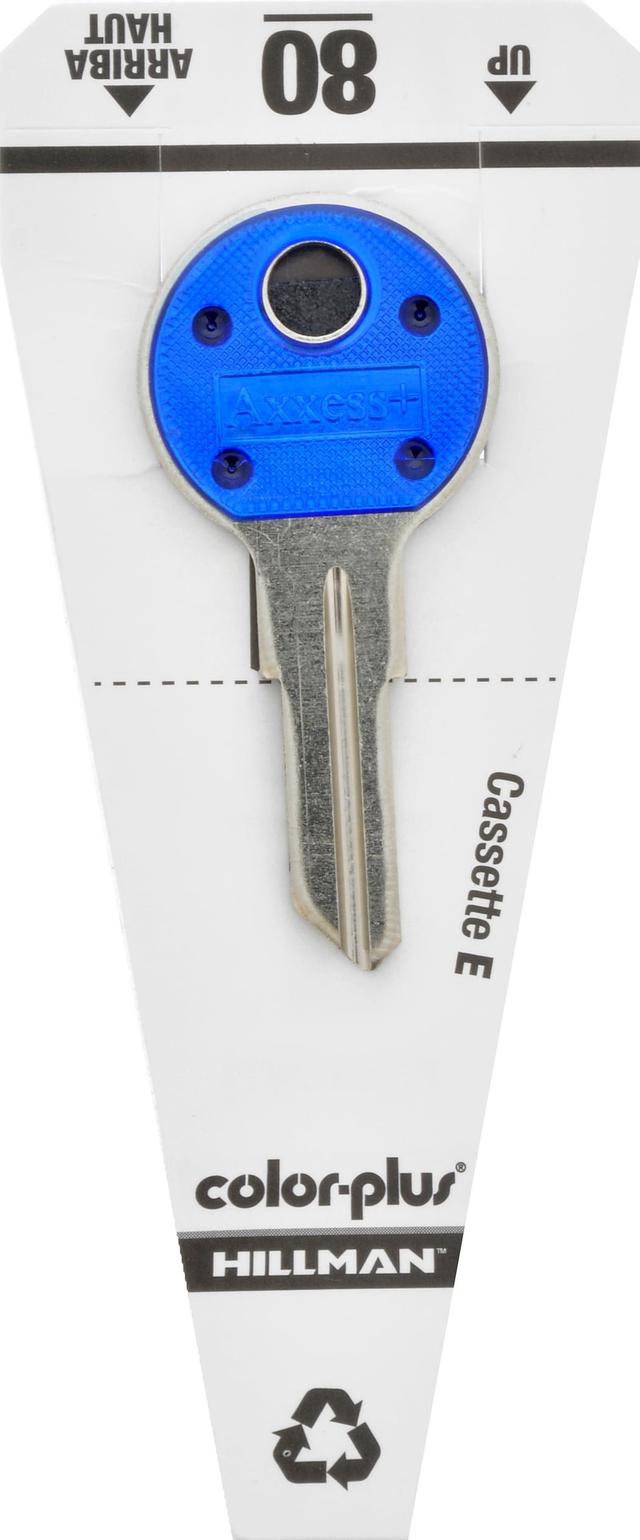 House of Office 80-Single Sided Universal Key Blank&#44; Blue - Pack of 10