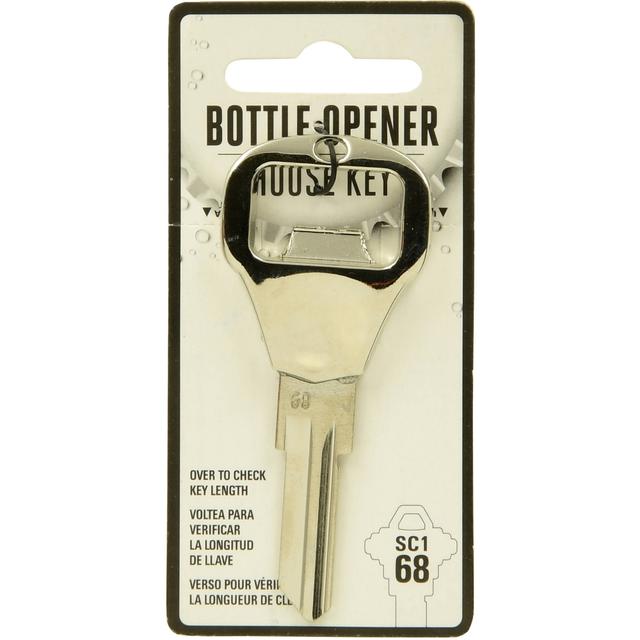 Bottle Opener Key House & Padlock Universal Key Blank for Double Sided - Case of 4
