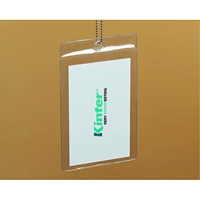 6 x 4 in. Pouch with Hanging Hole 50&#44; Clear