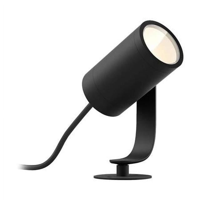 7.6 in. Hue Matte Low Voltage 8W LED Spotlight&#44; Black