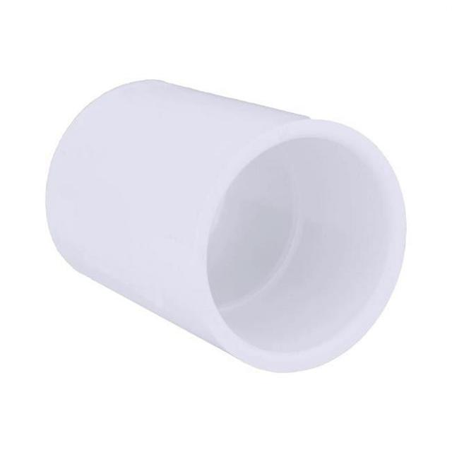 40 x 1 in. Schedule Socket PVC Coupling&#44; White