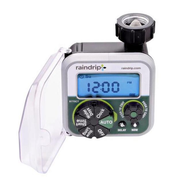 Programmable 1 Zone Digital Water Timer, Black