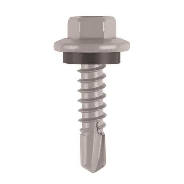 12 x 1 in. Hex Drive Washer Head Roofing Screws - Pack of 120