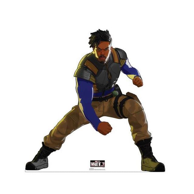 46 x 45 in. Killmonger Cardboard Cutout&#44; Marvel - What If
