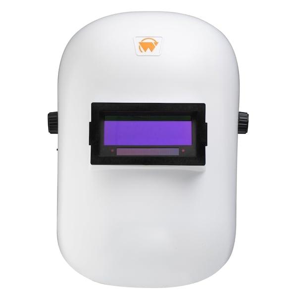 S240-10-0400 2 x 4 in. Shade 10 Pipefitter Helmet - Black