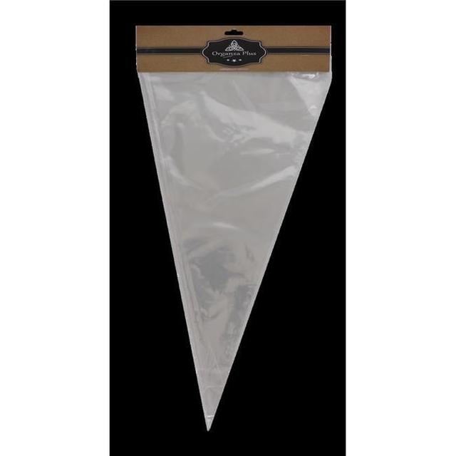10 x 18 in. Clear Triangle Cellophane Bags - Pack of 25