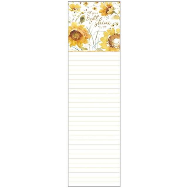 Sunflower Field List Pad