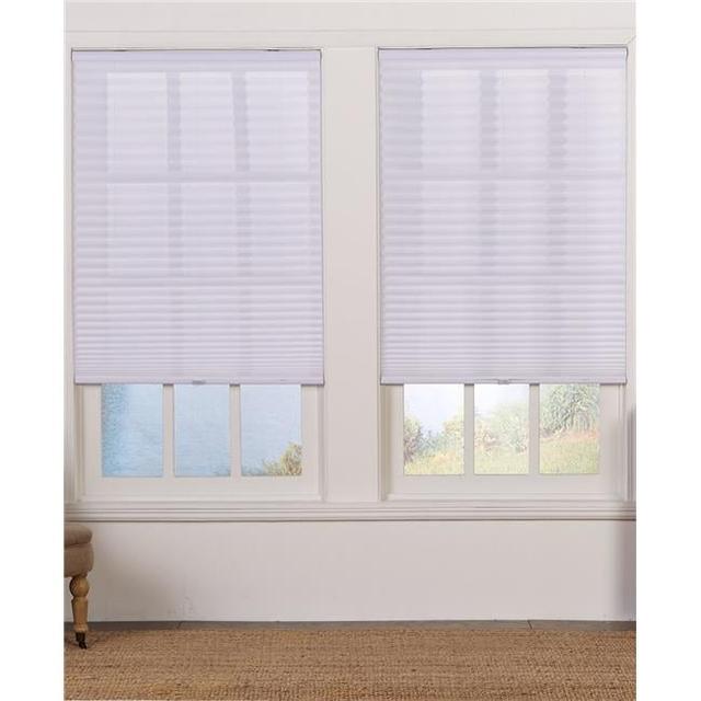 Cordless Light Filtering Pleated Shade&#44; White - 50 x 48 in.