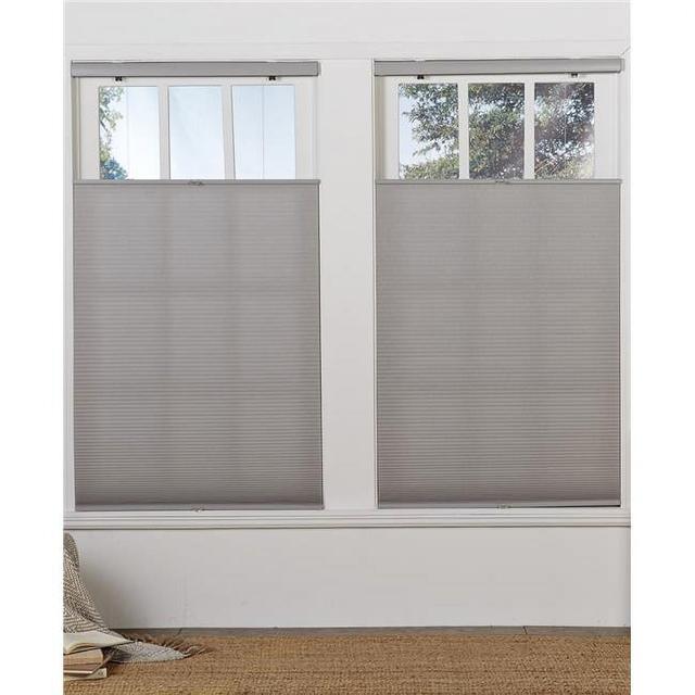 Cordless Light Filtering Top Down Bottom Up Shade&#44; Gray Cloud - 20 x 64 in.